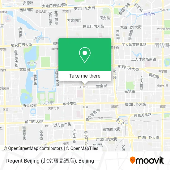 Regent Beijing (北京丽晶酒店) map
