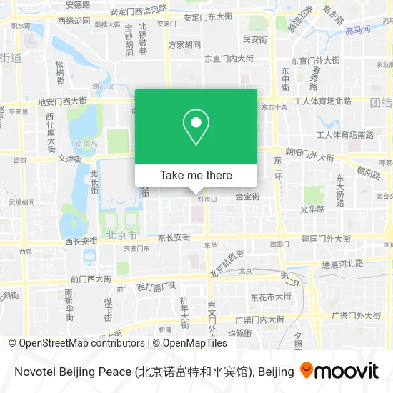 Novotel Beijing Peace (北京诺富特和平宾馆) map