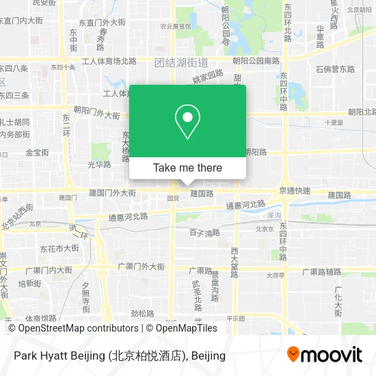 Park Hyatt Beijing (北京柏悦酒店) map