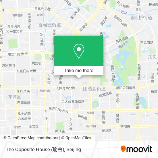 The Opposite House (瑜舍) map