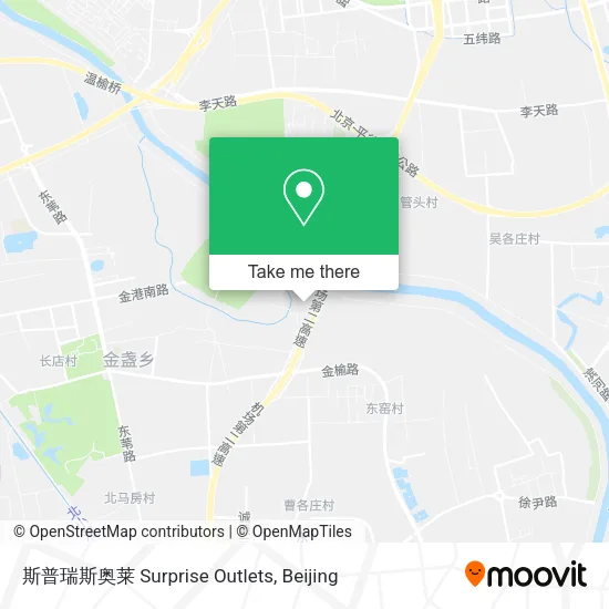 斯普瑞斯奥莱 Surprise Outlets map
