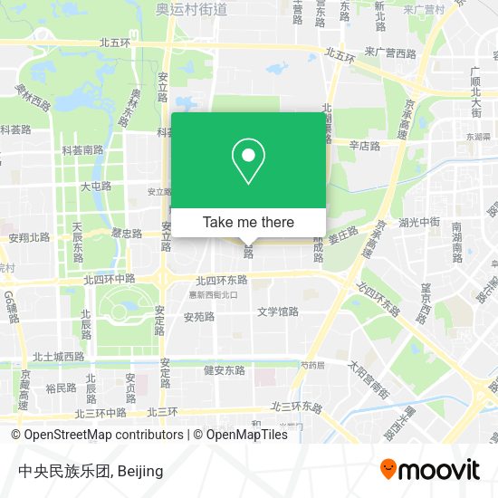 中央民族乐团 map