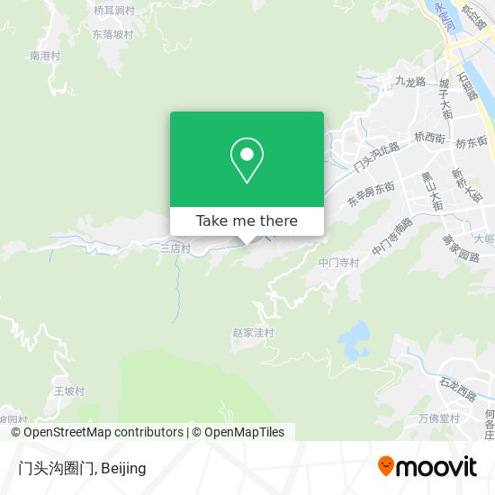 门头沟圈门 map