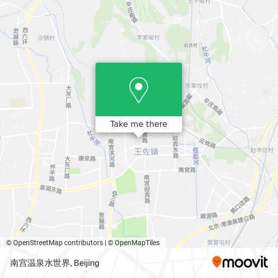南宫温泉水世界 map