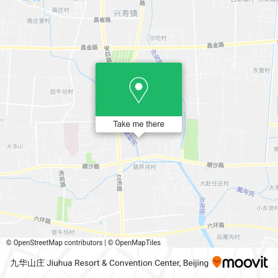 九华山庄 Jiuhua Resort & Convention Center map