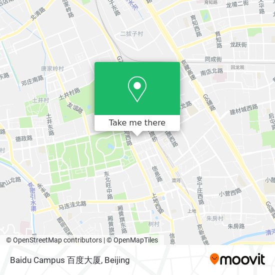 Baidu Campus 百度大厦 map