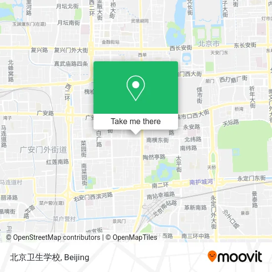 北京卫生学校 map