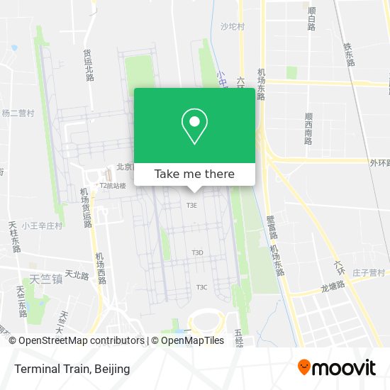 Terminal Train map