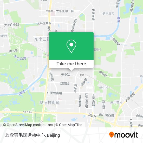 欣欣羽毛球运动中心 map