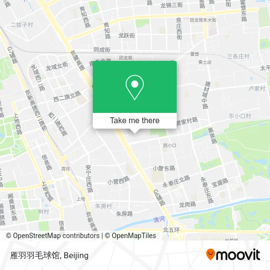 雁羽羽毛球馆 map