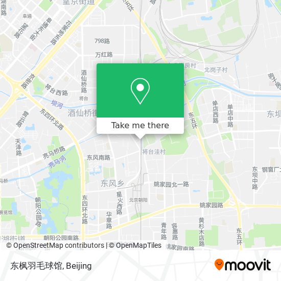 东枫羽毛球馆 map