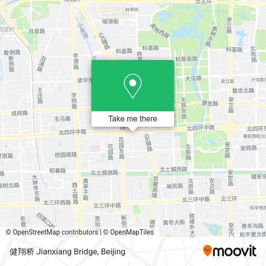 健翔桥 Jianxiang Bridge map