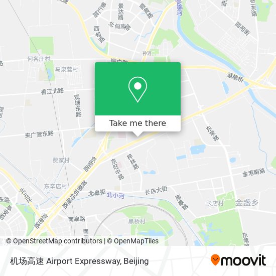 机场高速 Airport Expressway map