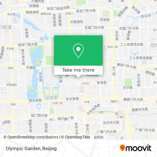 Olympic Garden map