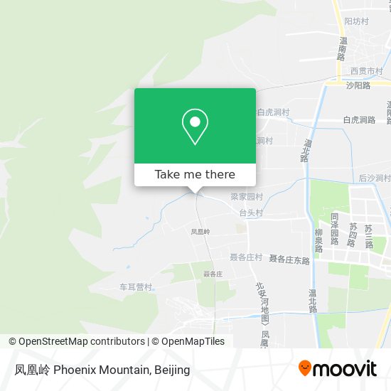 凤凰岭 Phoenix Mountain map