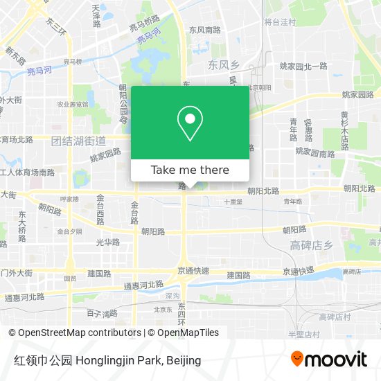 红领巾公园 Honglingjin Park map