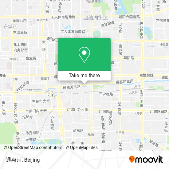 通惠河 map