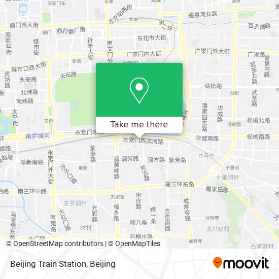 Beijing Train Station map