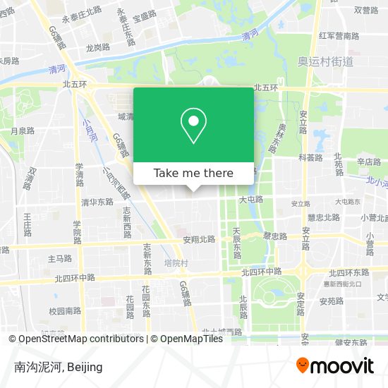 南沟泥河 map