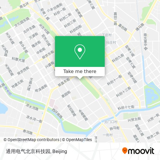 通用电气北京科技园 map