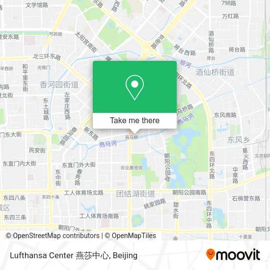 Lufthansa Center 燕莎中心 map
