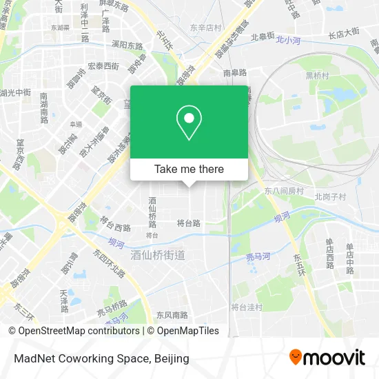 MadNet Coworking Space map