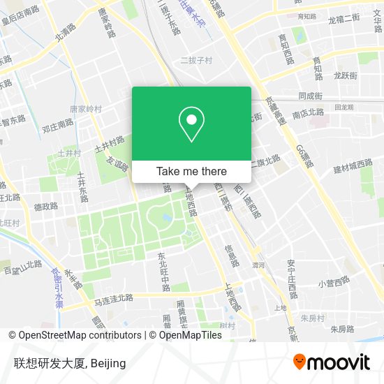 联想研发大厦 map