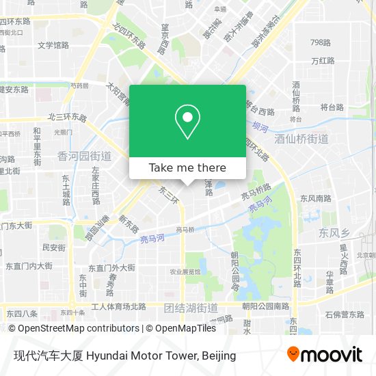 现代汽车大厦 Hyundai Motor Tower map