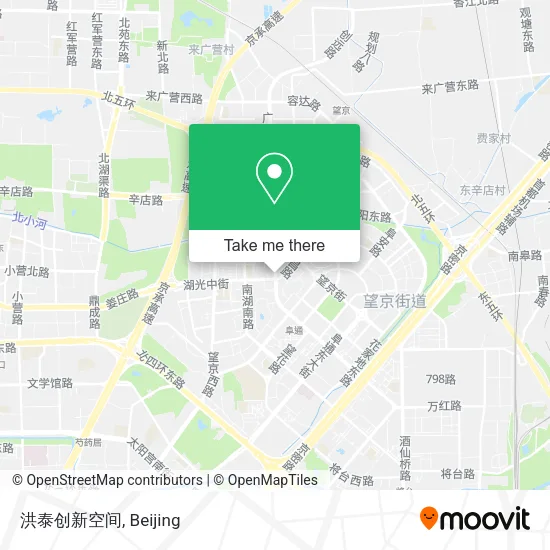 洪泰创新空间 map