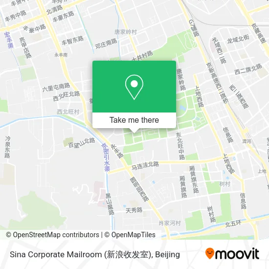 Sina Corporate Mailroom (新浪收发室) map
