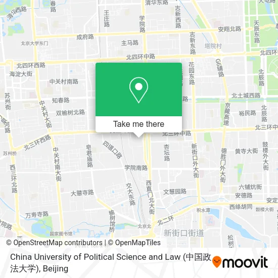 China University of Political Science and Law (中国政法大学) map