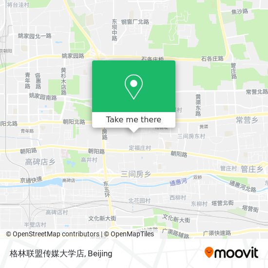 格林联盟传媒大学店 map