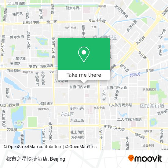 都市之星快捷酒店 map