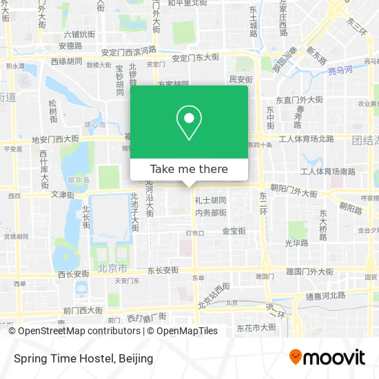 Spring Time Hostel map