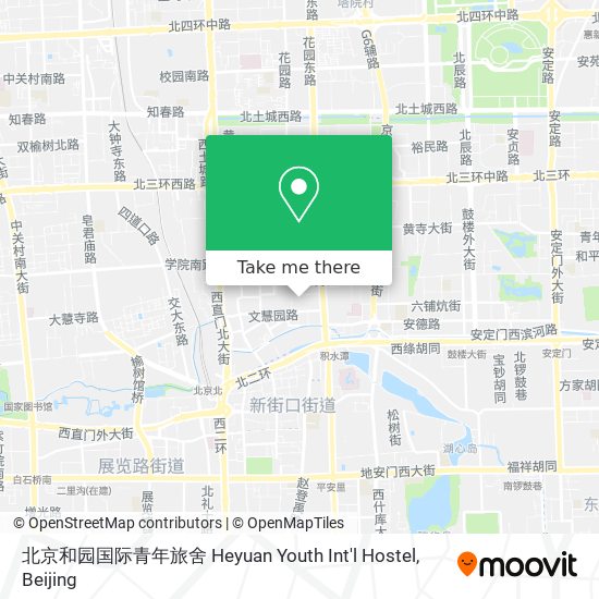 北京和园国际青年旅舍 Heyuan Youth Int'l Hostel map