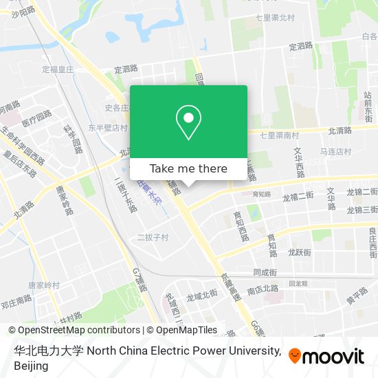 华北电力大学 North China Electric Power University map