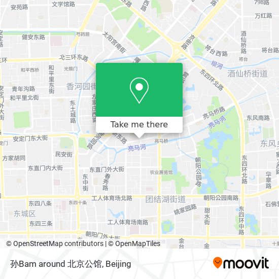 孙Bam around 北京公馆 map