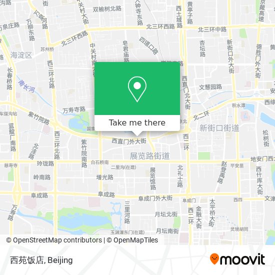 西苑饭店 map