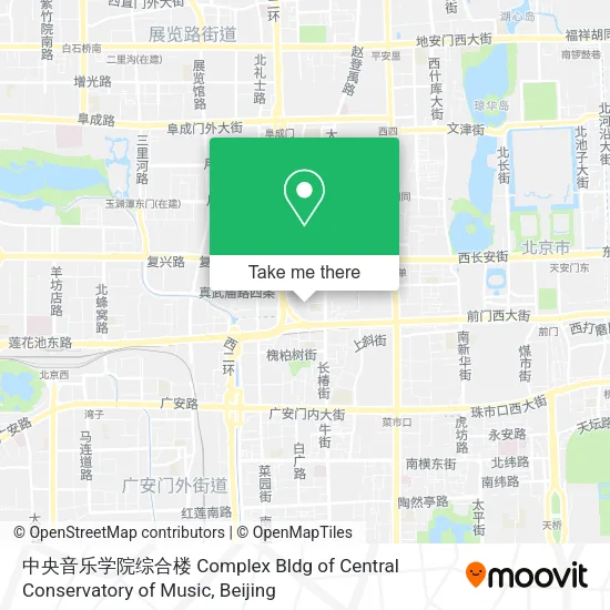 中央音乐学院综合楼 Complex Bldg of Central Conservatory of Music map