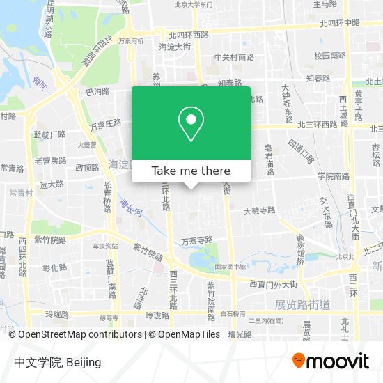 中文学院 map