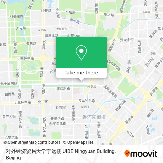 对外经济贸易大学宁远楼 UIBE Ningyuan Building map