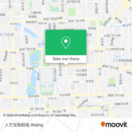 人艺实验剧场 map