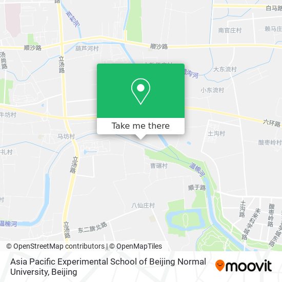 Asia Pacific Experimental School of Beijing Normal University map