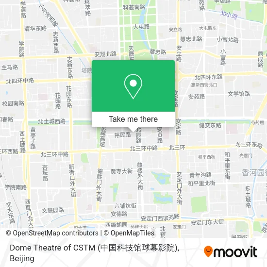 Dome Theatre of CSTM (中国科技馆球幕影院) map