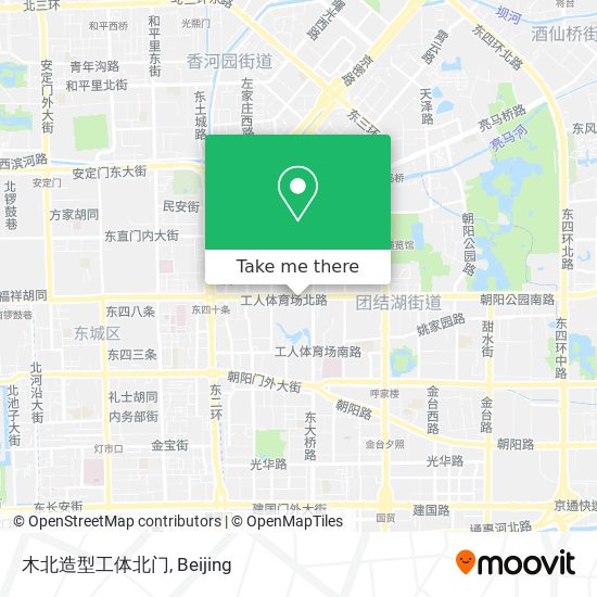 木北造型工体北门 map