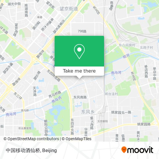 中国移动酒仙桥 map