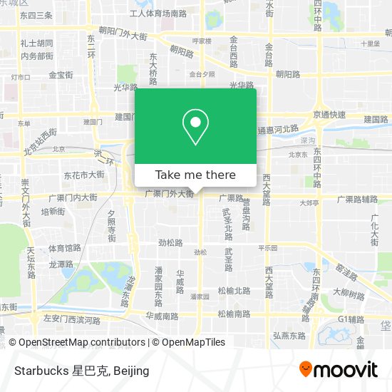 Starbucks 星巴克 map