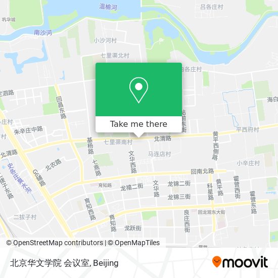 北京华文学院 会议室 map