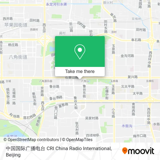 中国国际广播电台 CRI China Radio International map