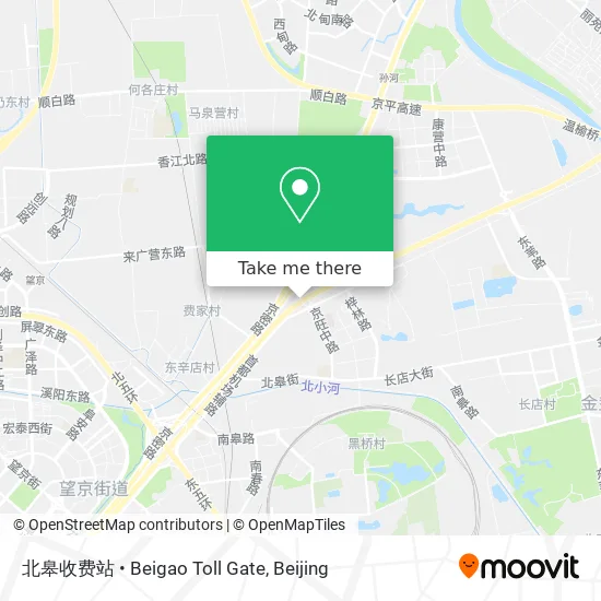 北皋收费站 • Beigao Toll Gate map